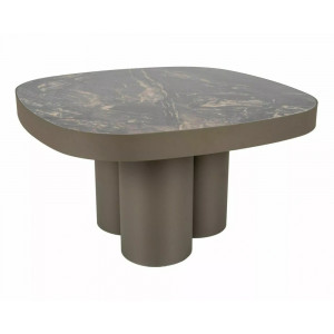 Стіл журнальний кавовий Stella B 75×75 см Чорний