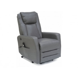 Складаний стілець ADONIS (вертикальне положення) штучна шкіра Сірий BUFFALO 06 Сірий BUFFALO 06
