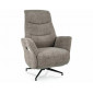 Крісло реклайнер електричне Nestor Raven Сіра тканина / Чорний каркас