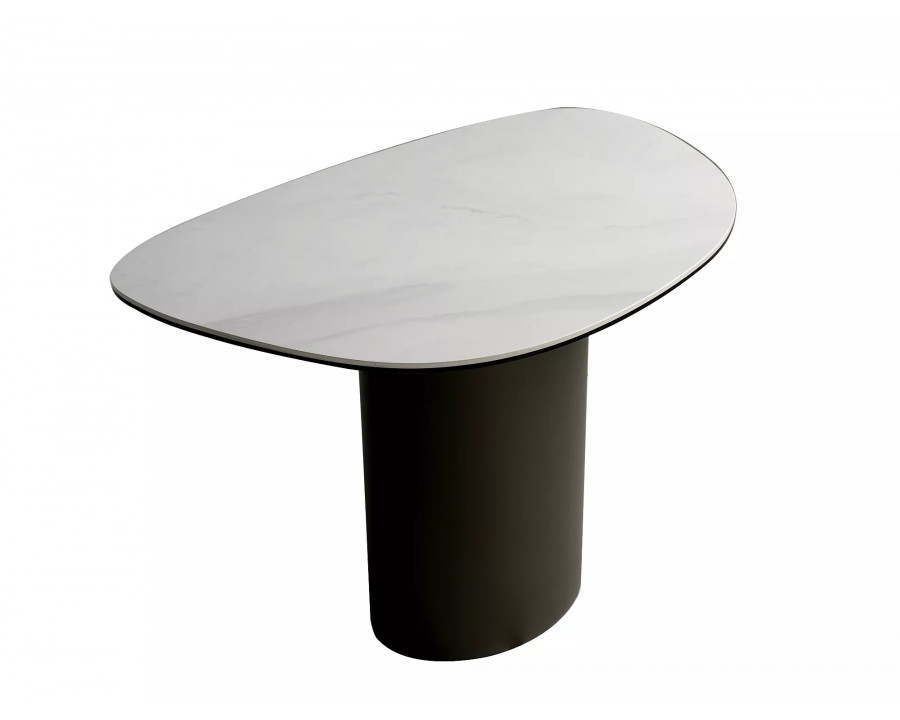 Стіл журнальний кавовий Bello B 75×50 см Білий / Мідь