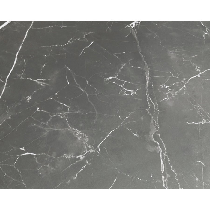 Стіл обідній розкладний OSLO CERAMIC 120(180)*80 чорний глянець/чорний каркас