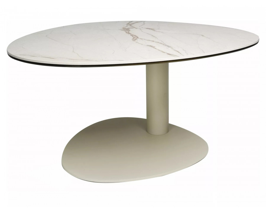 Стіл журнальний кавовий Ciao A ø74 см Беж / Кашемір