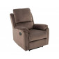 Крісло-реклайнер розкладне SPENCER 1 VELVET капучіно BL.38 SPENCER1VCA