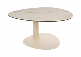 Стіл журнальний кавовий Ciao A ø74 см Беж / Кашемір