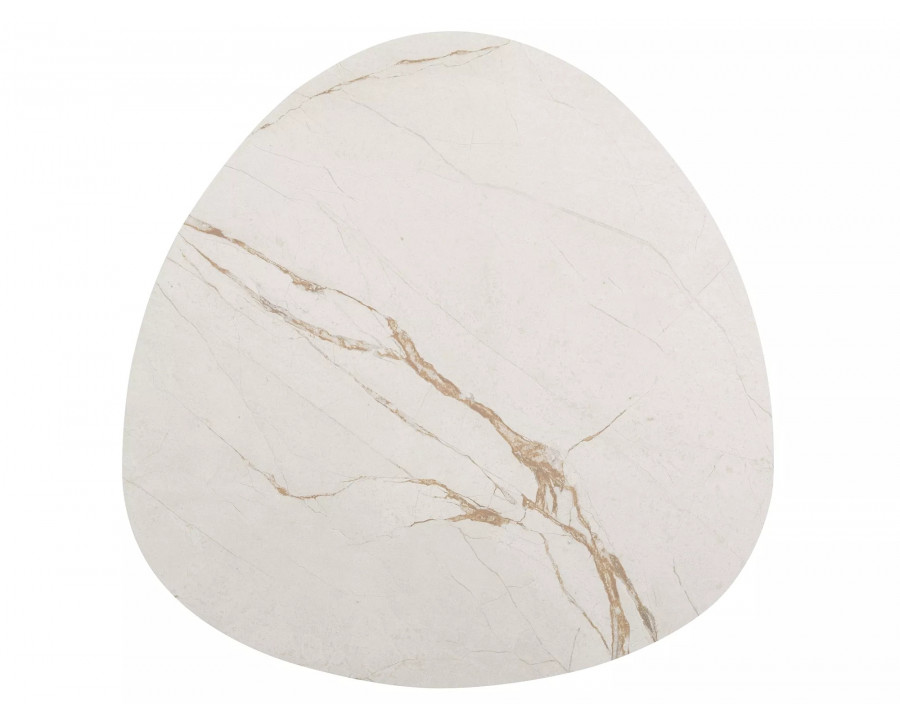 Стіл журнальний кавовий Ciao A ø74 см Беж / Кашемір