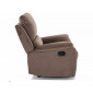 Крісло-реклайнер розкладне SPENCER 1 VELVET капучіно BL.38 SPENCER1VCA