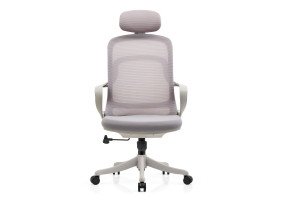 Крісло комп'ютерне COLE сіре/сірий каркас