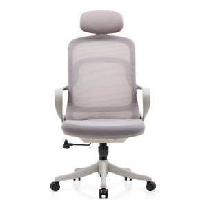 Крісло комп'ютерне COLE сіре/сірий каркас