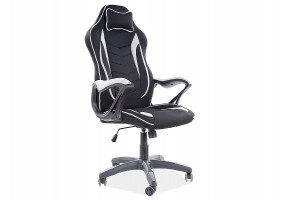 Крісло поворотне ZENVO чорний/сірий