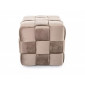 Пуф CASEL VELVET темний беж Тк.251 CASELVCBE