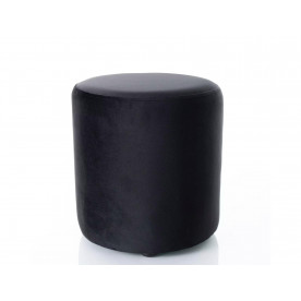 Пуф DOTI C VELVET чорний BL.19 d.33 DOTICV19