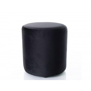 Пуф DOTI C VELVET чорний BL.19 d.33 DOTICV19
