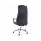Крісло офісне комп'ютерне поворотне Q-05 Чорна екошкіра / Хром каркас