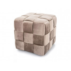 Пуф CASEL VELVET темний беж Тк.251 CASELVCBE