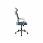 Крісло комп'ютерне поворотне WIND сіре/сіре/білий каркас