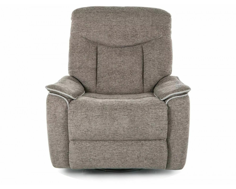 Крісло реклайнер електричне Odys Raven Сіра тканина / Чорний каркас