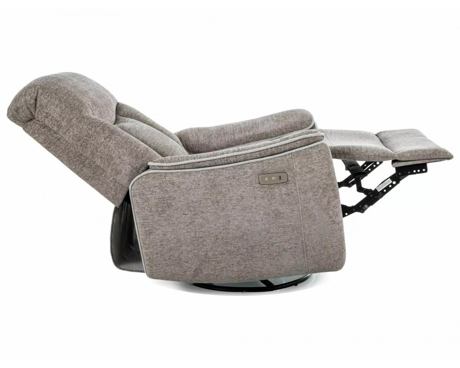 Крісло реклайнер електричне Odys Raven Сіра тканина / Чорний каркас