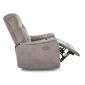 Крісло реклайнер електричне Odys Raven Сіра тканина / Чорний каркас