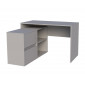 Cтіл письмовий кутовий TWIN K 120x60 Камінь Сірий