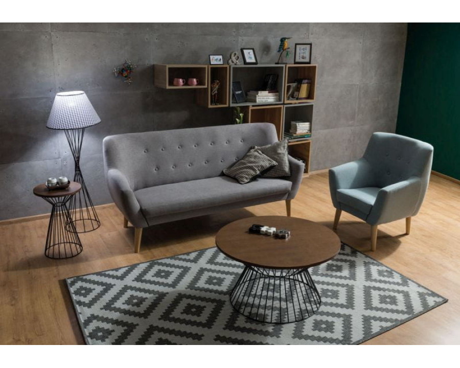 Крісло Nordic 1 Velvet Сірий