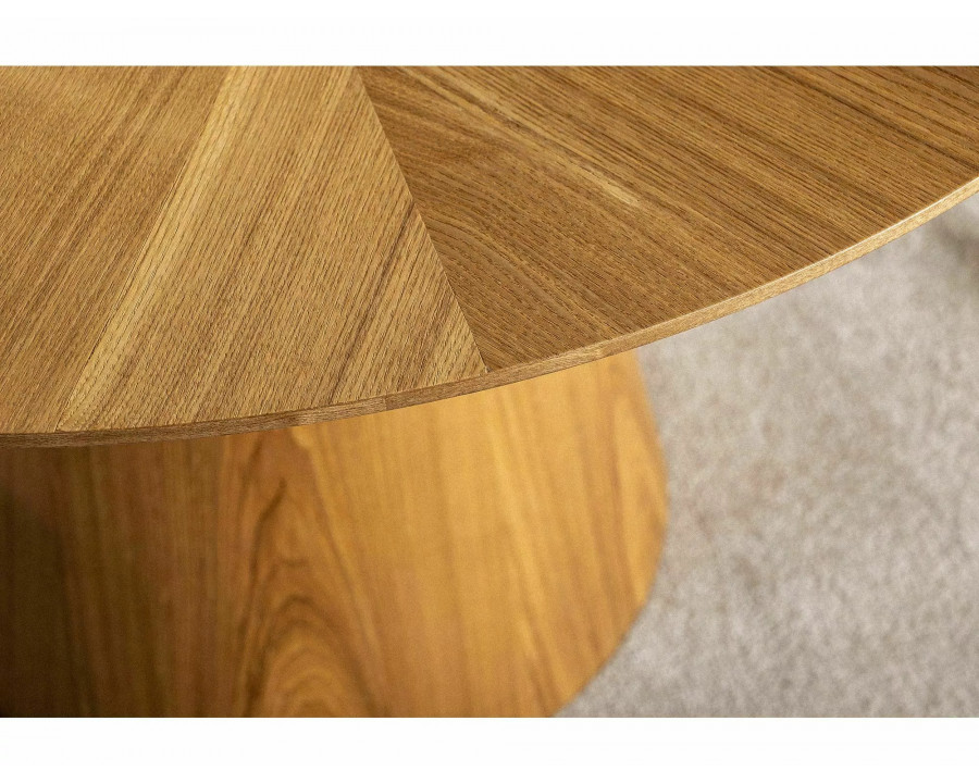 Стіл журнальний кавовий Angel ø45 см Дуб