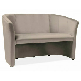 Софа TM-2 VELVET темний беж / венге BL.40 TM2V40