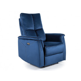 Крісло розкладне NEPTUN VELVET синє BL.86