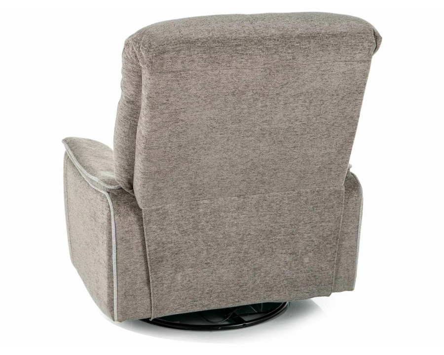 Крісло реклайнер електричне Odys Raven Сіра тканина / Чорний каркас