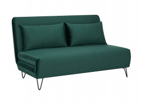 Диван ZENIA VELVET зелений TAP.189/чорний