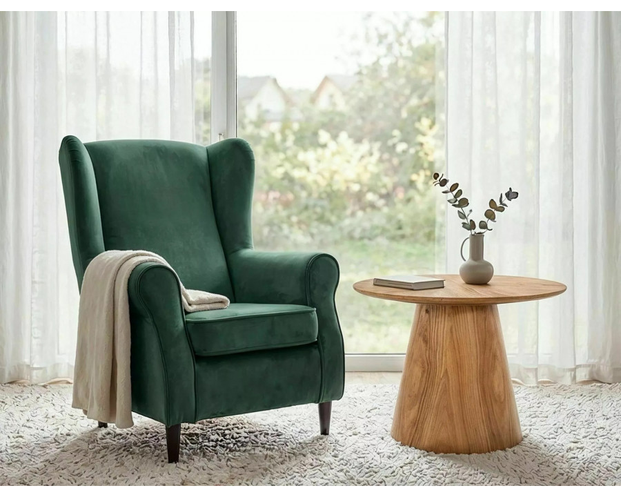 Стіл журнальний кавовий Angel ø60 см Дуб