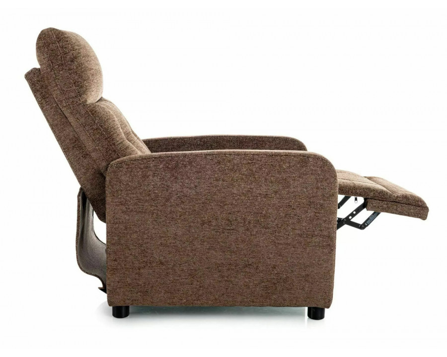 Крісло реклайнер Otus Raven Капучіно тканина / Чорний каркас