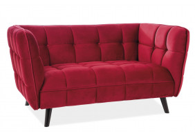Диван Castello Velvet 2 Бордовий