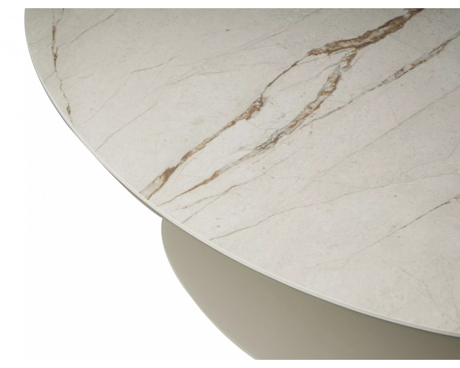 Стіл журнальний кавовий Ciao C ø50 см Беж / Кашемір