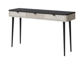 Туалетний столик MARLY REG 15 130х82х40 кашемір / сірий