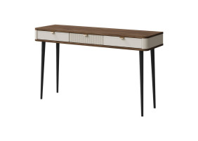 Туалетний столик MARLY REG 15 130х82х40 кашемір / горіх