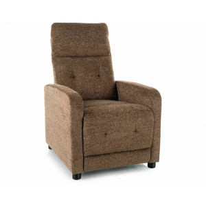 Крісло реклайнер Otus Raven Капучіно тканина / Чорний каркас