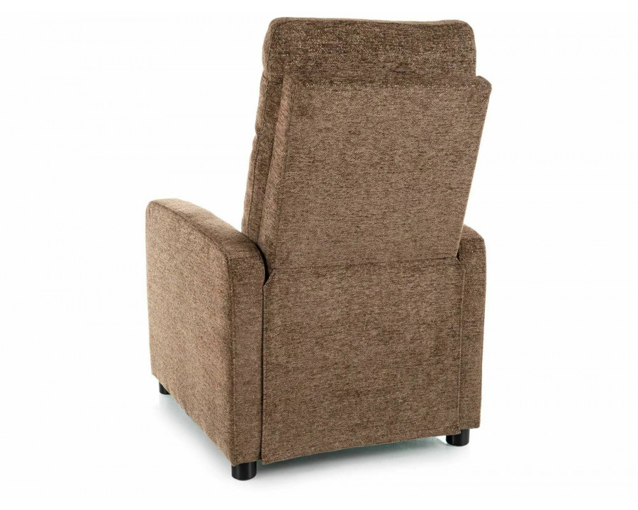 Крісло реклайнер Otus Raven Капучіно тканина / Чорний каркас