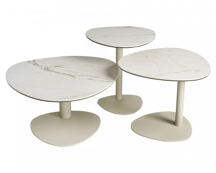 Стіл журнальний кавовий Ciao C ø50 см Беж / Кашемір