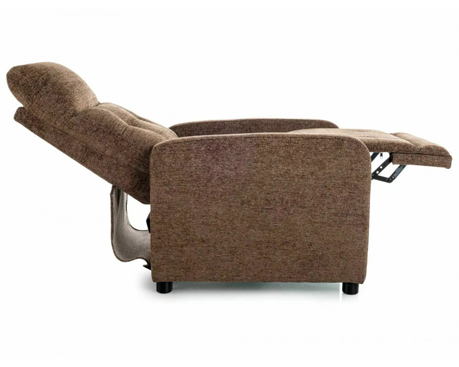 Крісло реклайнер Otus Raven Капучіно тканина / Чорний каркас