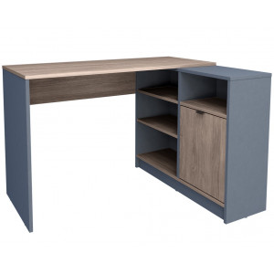 Комп'ютерний стіл Optima Дуб вінтаж оксид /Антрацит правий