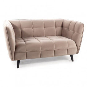 Диван софа CASTELLO 2 VELVET темний беж/венге BL.40 CASTELLO2V40