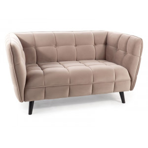 Диван софа CASTELLO 2 VELVET темний беж/венге BL.40 CASTELLO2V40