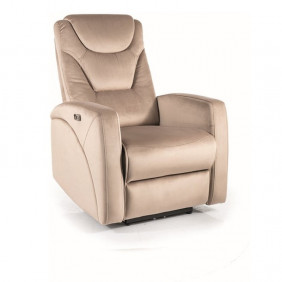 Крісло розкладне KRONOS VELVET темний беж BL.40