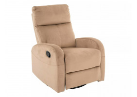 Крісло-реклайнер розкладне OLIMP VELVET беж BL.28 OLIMPVBE
