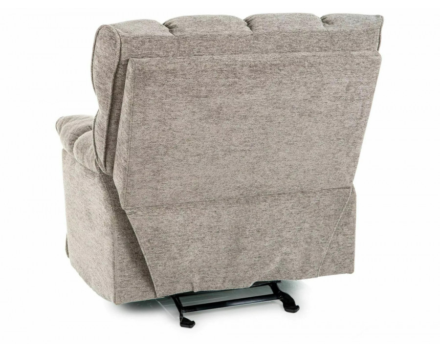 Крісло реклайнер електричне Homer Raven Сіра тканина / Чорний каркас