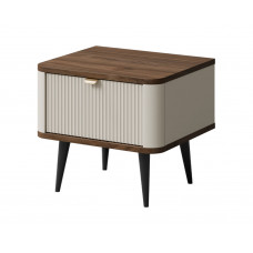 Тумба приліжкова MARLY REG 17 50х42х40 кашемір / горіх