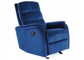 Крісло розкладне JOWISZ VELVET синій BLUVEL 86