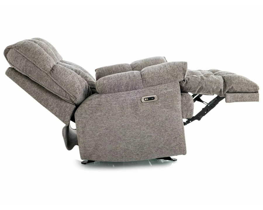 Крісло реклайнер електричне Homer Raven Сіра тканина / Чорний каркас