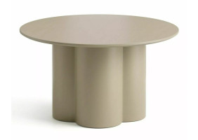 Стіл журнальний кавовий Rosalia ø80 см Темний беж