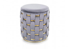 Пуф TIARA VELVET сірий Тк.252 TIARAVSZ